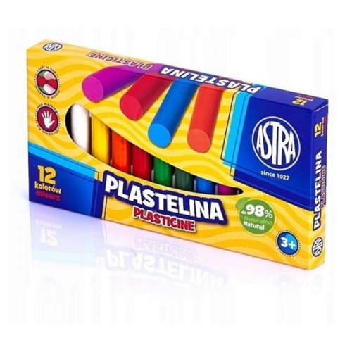 Plastelina 12 kolorów ASTRA