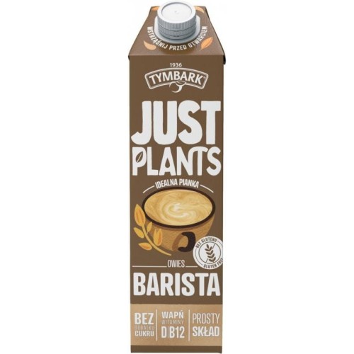 Napój roślinny TYMBARK owsiany 1,0L JUST PLANTS BARISTA  1szt. /SP-020130/