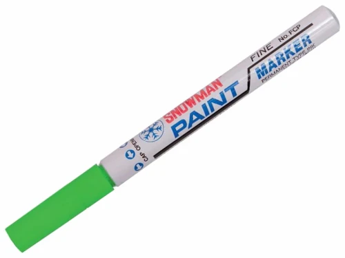 Marker olejowy Snowman średni 1-1,5mm zielony