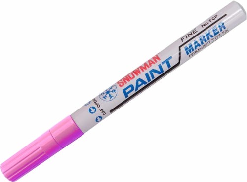 Marker olejowy Snowman średni 1-1,5mm jasnoróżowy