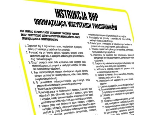 Instrukcja BHP gaśnicy śniegowej IAT06 24,5x35cm