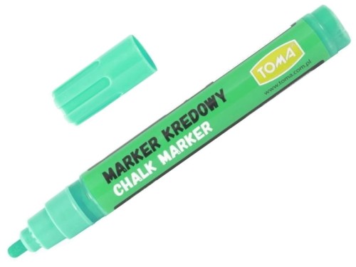 Marker kredowy TOMA TO-292 4,5mm pastelowy zielony