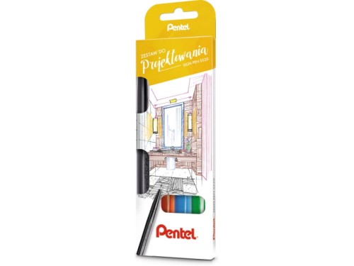 Pisak Pentel Sigh Pen 4 kolory 2.0 mm