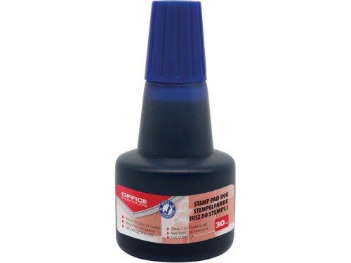 Tusz do pieczątek/stempli 30ml OFFICE PRODUCTS niebieski /18143011-01/