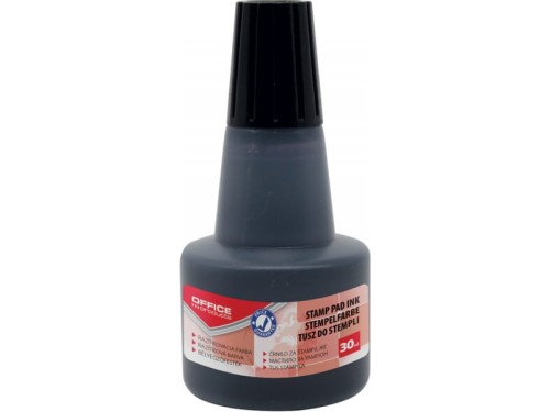 Tusz do pieczątek Office Products 30 ml czarny 