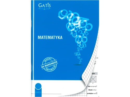 Zeszyt Gatis do matematyki A5 kratka 60k 70g niebieski