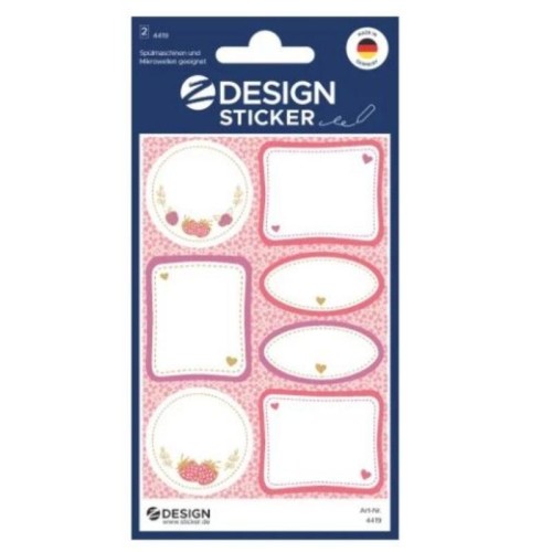 Naklejki Z-DESIGN foliowe różne kształty AVERY ZWECKFORM 14szt.