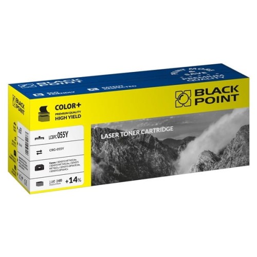Toner CANON CRG-055Y BLACK POINT Yellow 2400s.