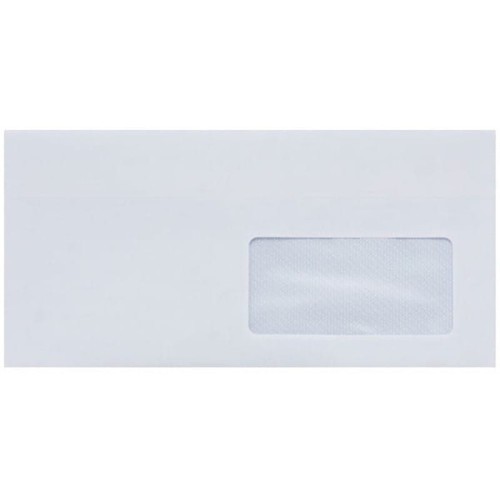 Koperta biała DL 110x220mm HK OKP 45x90mm 100szt
