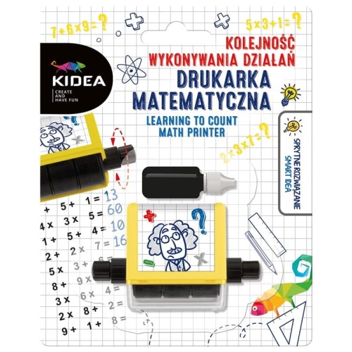 Drukarka matematyczna KIDEA nauka kolejność wykonywania działań 1szt.