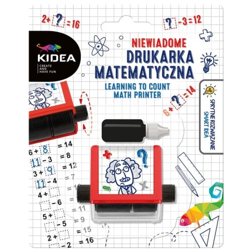 Drukarka matematyczna KIDEA nauka niewiadome 1szt.