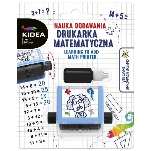 Drukarka matematyczna KIDEA nauka dodawanie 1szt.