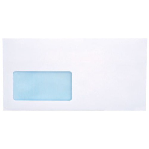 Koperta biała DL 110x220mm SK OKL 45x90mm 1000szt.