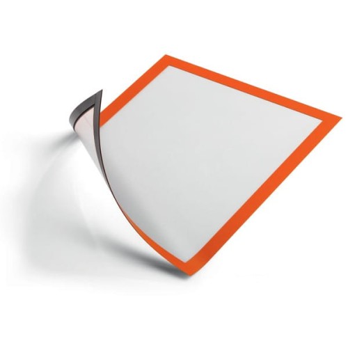 Ramka magnetyczna A4 DURABLE DURAFRAME MAGNETIC pomarańczowa 5szt.