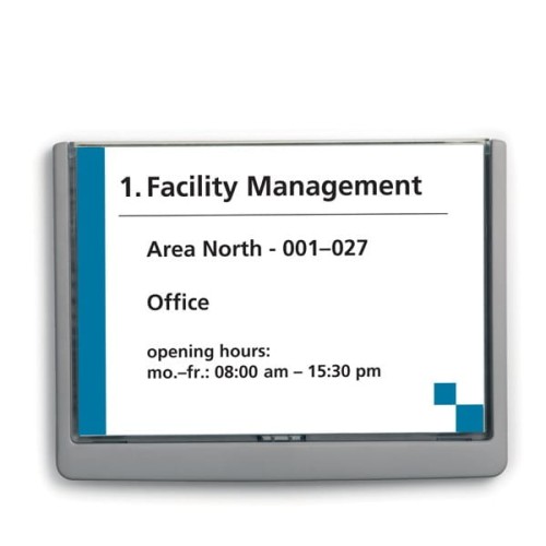 Tabliczka informacyjna DURABLE CLICK SIGN A5 grafitowa
