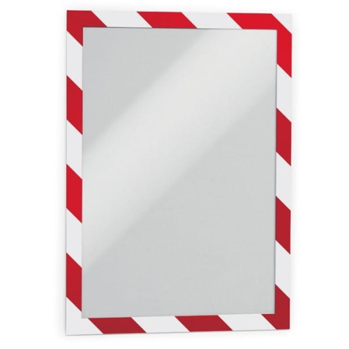 Ramka magnetyczna SECURITY A4 dwukolorowa czerwono-biała 5 szt.