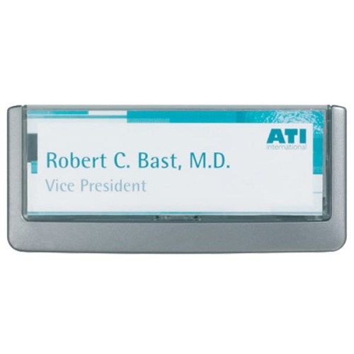 Tabliczka informacyjna DURABLE CLICK SIGN 149x52,5mm grafitowa