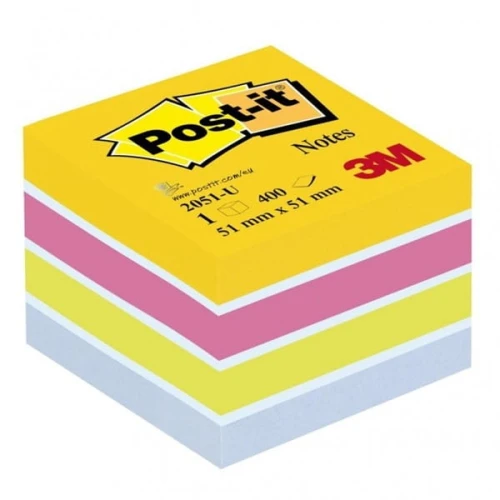 Notes samoprzylepny 51x51 mm 400 kartek 2051-U Ultra 3M POST-IT