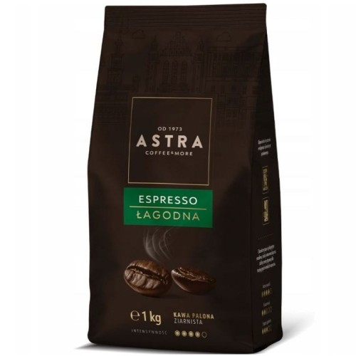 Kawa ziarnista 1,0kg ASTRA łagodna ESPRESSO