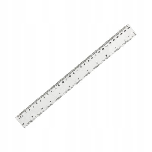 Linijka plastikowa 30 cmTAURUS 1 szt.