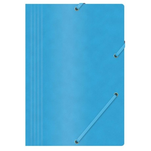 Teczka z gumką na rogach A4 preszpanowa 390g OFFICE PRODUCT niebieska 1szt.