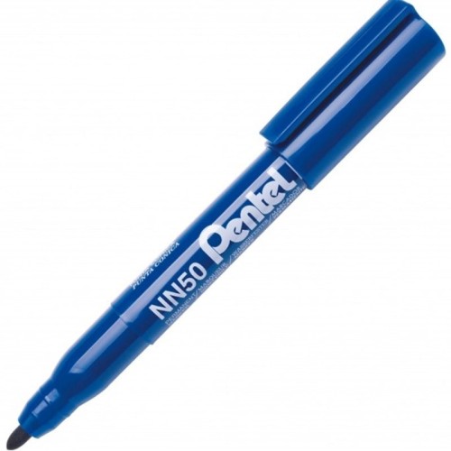 Marker permanent okrągły NN50 1mm PENTEL niebieski 1szt.