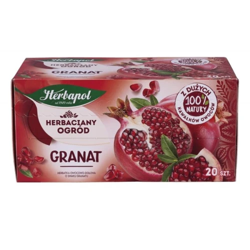 Herbata owocowa HERBAPOL HERBACIANY ogród granat