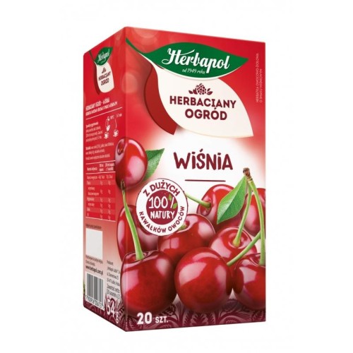 Herbata owocowa HERBAPOL HERBACIANY OGRÓD wiśnia
