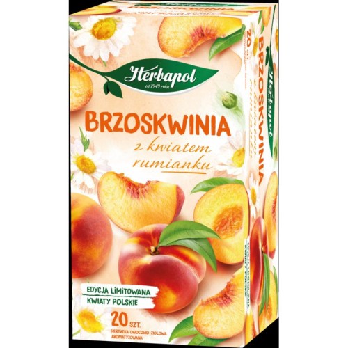 Herbata ziołowo-owocowa HERBAPOL brzoskwinia z kwiatem rumianku