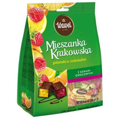 Cukierki galaretki WAWEL 245g mieszanka krakowska