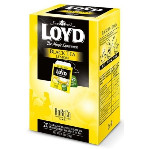 Herbata czarna kopertowana LOYD LEMON 20szt.