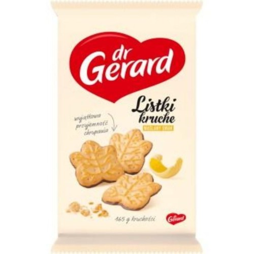 Ciastka kruche 165g DR GERARD listki maślane