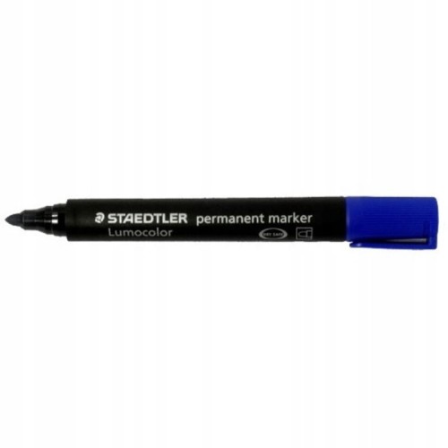 Marker permanentny okrągły 2,0-5,0mm STAEDTLER LUMOCOLOR niebieski