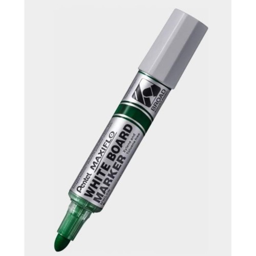Marker suchościeralny z tłoczkiem okrągły 3,0-3,3mm PENTEL MAXIFLO MWL5W zielony 1szt.