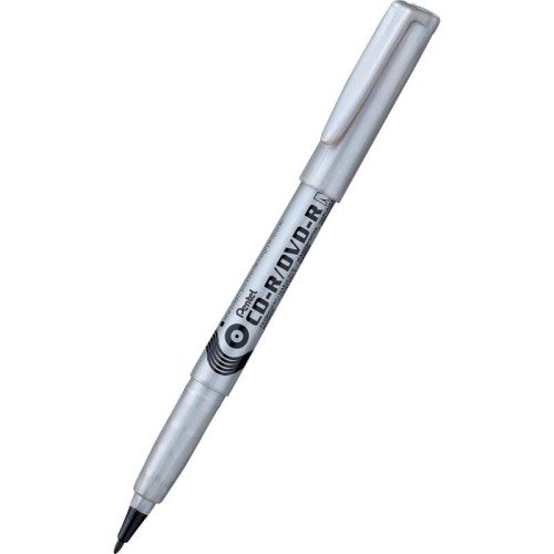 Marker foliopis/do cd 0,8mm F okrągły PENTEL NMS51 czarny