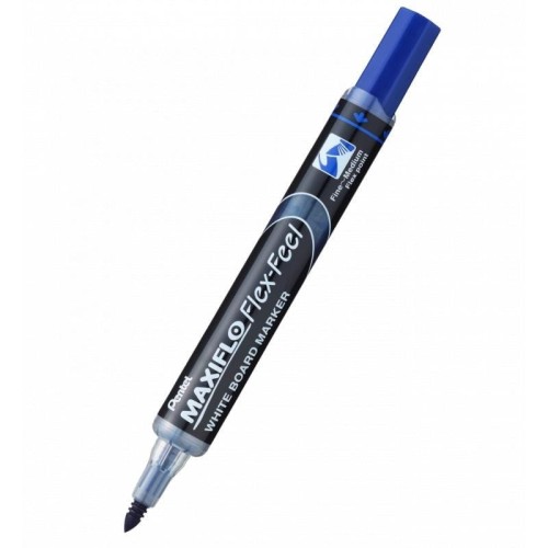 Marker suchościeralny z tłoczkiem okrągły 1,0-5,0mm PENTEL MAXFILO MWL5SBF niebieski 1szt.