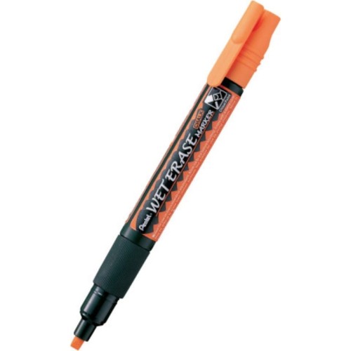 Marker kredowy ścierany na mokro ścięty 4,3mm PENTEL SMW26 pomarańczowy 1szt.