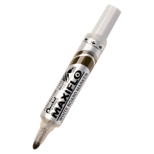 Marker suchościeralny z tłoczkiem okrągły 2,0-2,5mm PENTEL MAXIFLO MWL5M brązowy 1szt.
