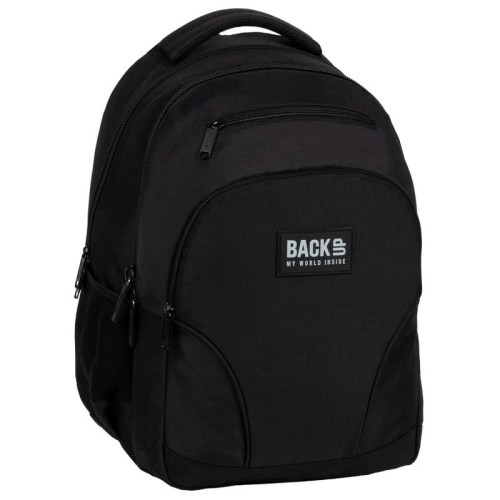 Plecak czarny młodzieżowy BACKUP 7 model W 56 30L
