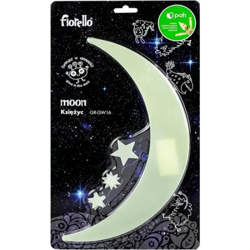 Ozdoby fluorescencyjne FIORELLO GR-GW16 zestaw księżyc i gwiazdy