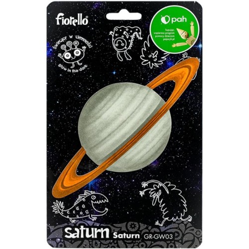 Naklejki fluorescencyjne FIORELLO GR-GW03 arkusz 18,7x9cm saturn