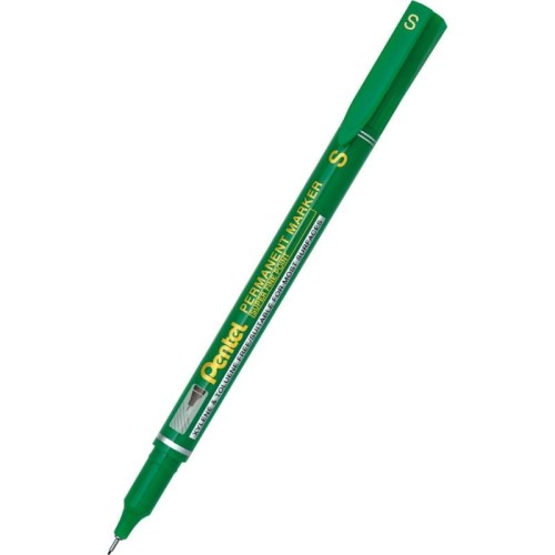 Marker foliopis/do CD 0,4mm S okrągły PENTEL NFS410 SUPER FINE POINT zielony 1szt.