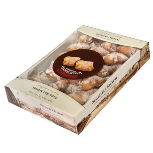 Ciastka kruche 800g ciasteczka z Krakowa koperta waniliowa z pudrem