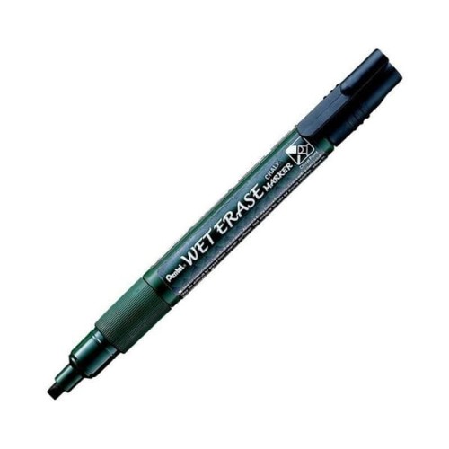 Marker kredowy ścierany na mokro ścięty 4,3mm PENTEL SMW26 czarny