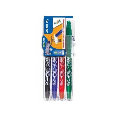 Długopis wymazywalny PILOT FRIXION BALL 0,7mm 4 kolory w etui 4szt.