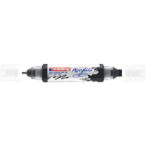 Marker akrylowy 3D dwustronny 2-3 i 5-10mm EDDING E-5400 czarny 1szt.