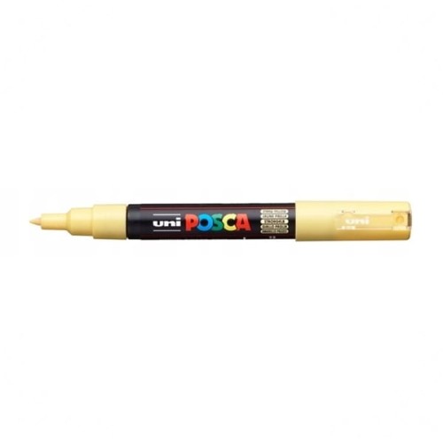 Marker z farbą plakatową okrągły 0,7mm UNI POSCA PC-1M słomiany żółty NR 73 1szt.