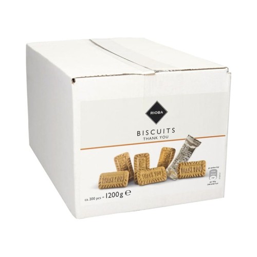 Ciastka herbatniki 1,2kg RIOBA CARAMEL pakowane pojedynczo 6gx200szt.