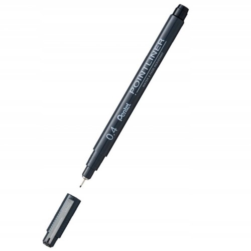Cienkopis PENTEL POINTLINER czarny 0,4mm 1szt.