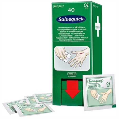 Chusteczki dezynfekujące/myjka do ran CEDERROTH SALVEQUICK 40szt.